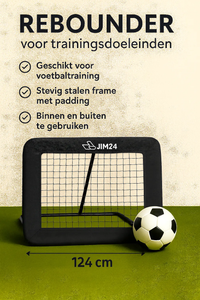 Jim24 voetbal rebounder 100 * 100 cm Jim24